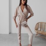 Kombinezon elegancki Heaven Ola Voga beżowy
