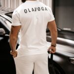 T-shirt męski bawełniany Milos Ola Voga ecru