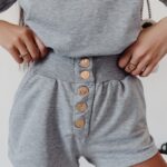 Spodenki casualowe Cherry Ola Voga szare