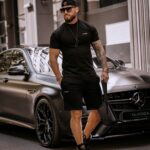 Spodenki bawełniane męskie Luke Ola Voga czarne