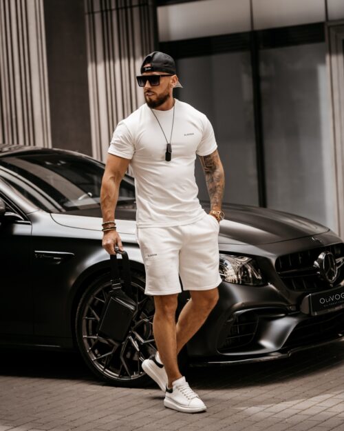 Spodenki bawełniane męskie Luke Ola Voga ecru