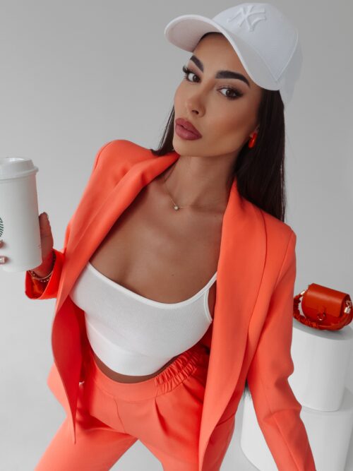 Garnitur casualowy Diva Ola Voga pomarańczowy