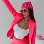 Garnitur casualowy Diva Ola Voga neonowy róż