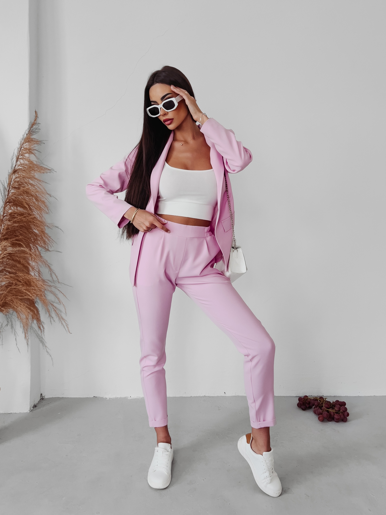 Garnitur casualowy Diva Ola Voga pudrowy róż