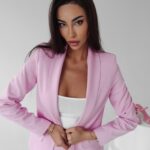 Garnitur casualowy Diva Ola Voga pudrowy róż