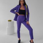 Garnitur casualowy Diva Ola Voga fioletowy