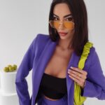 Garnitur casualowy Diva Ola Voga fioletowy