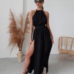 Sukienka koktajlowa Gaja Ola Voga czarna