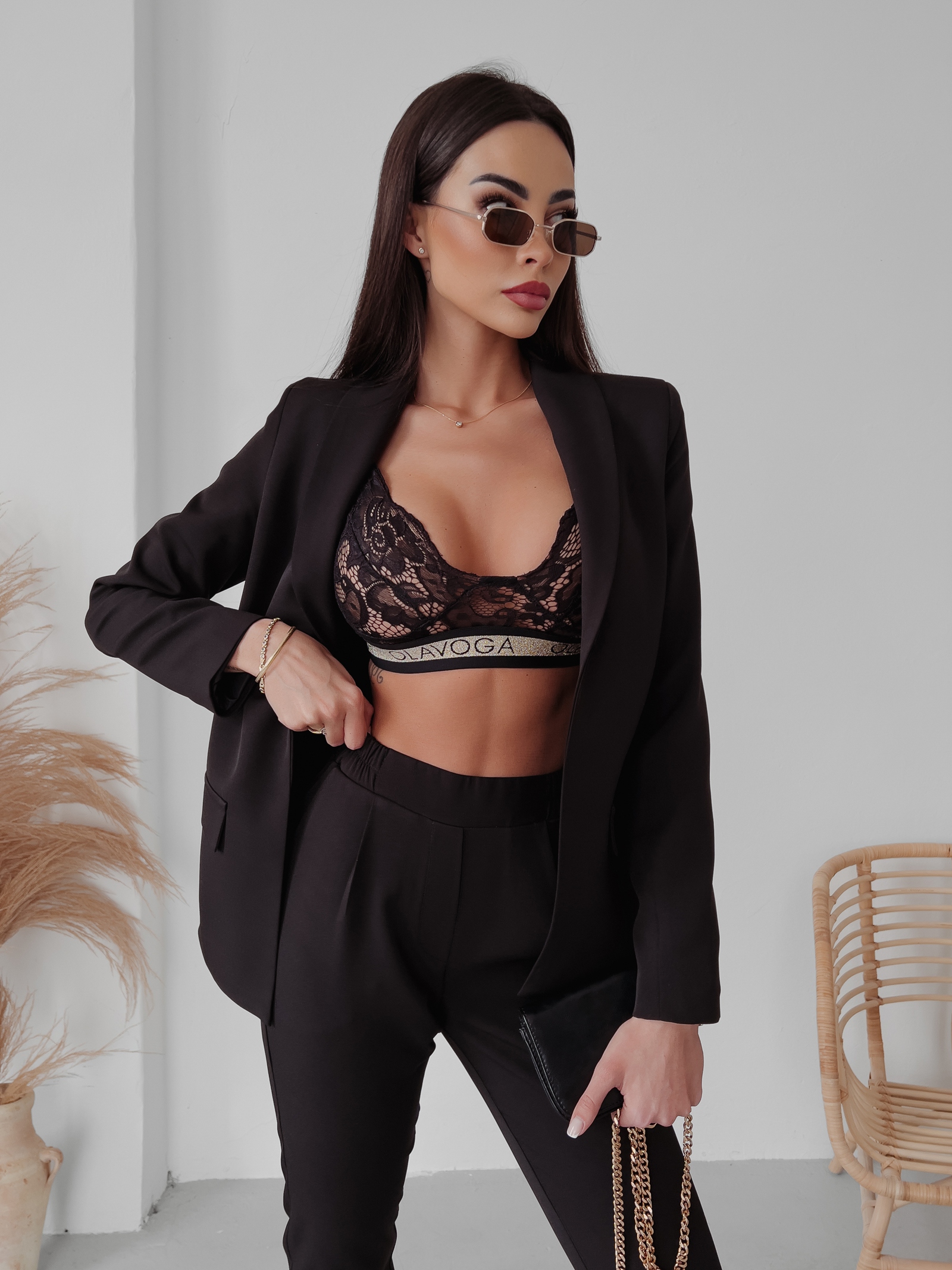 Garnitur casualowy Diva Ola Voga czarny