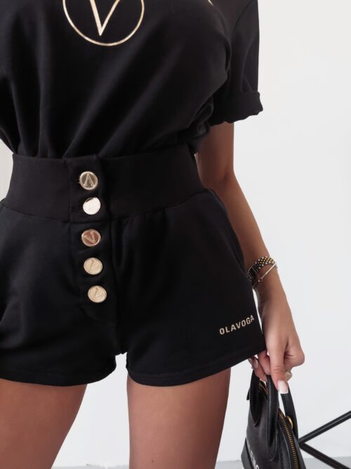 PREORDER Spodenki casualowe Cherry Ola Voga czarne