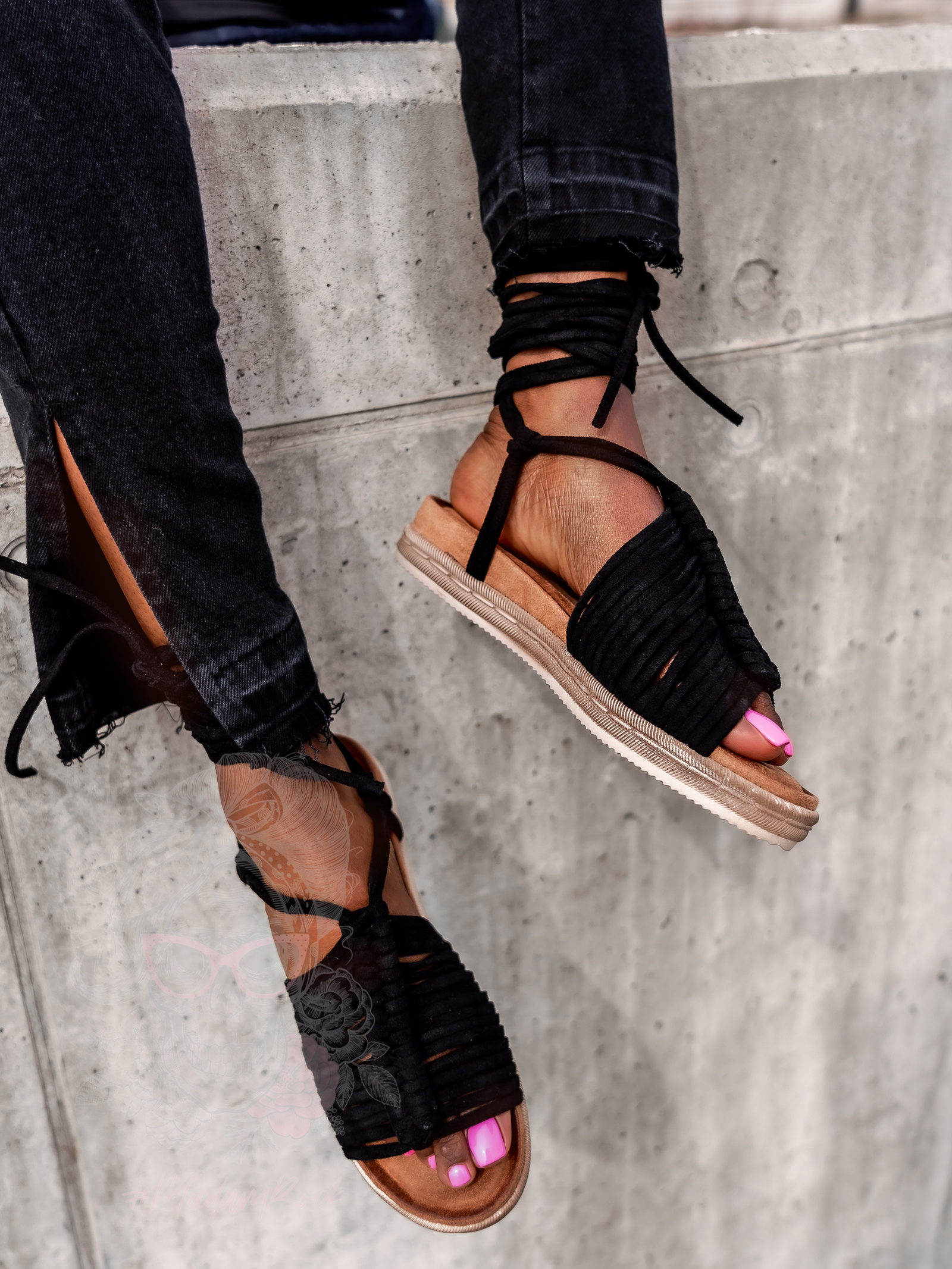 Sandały Madam Pago czarne