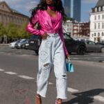 Body lycra Hoker różowe