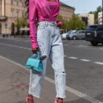 Body lycra Hoker różowe