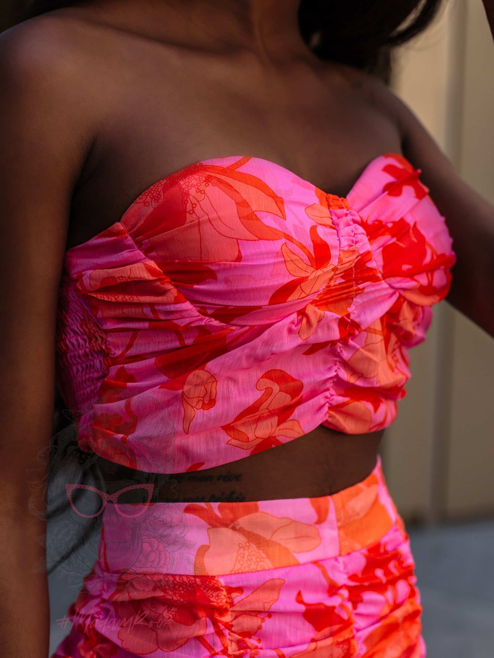 Top krótki Sorella różowy Top krótki Sorella różowy