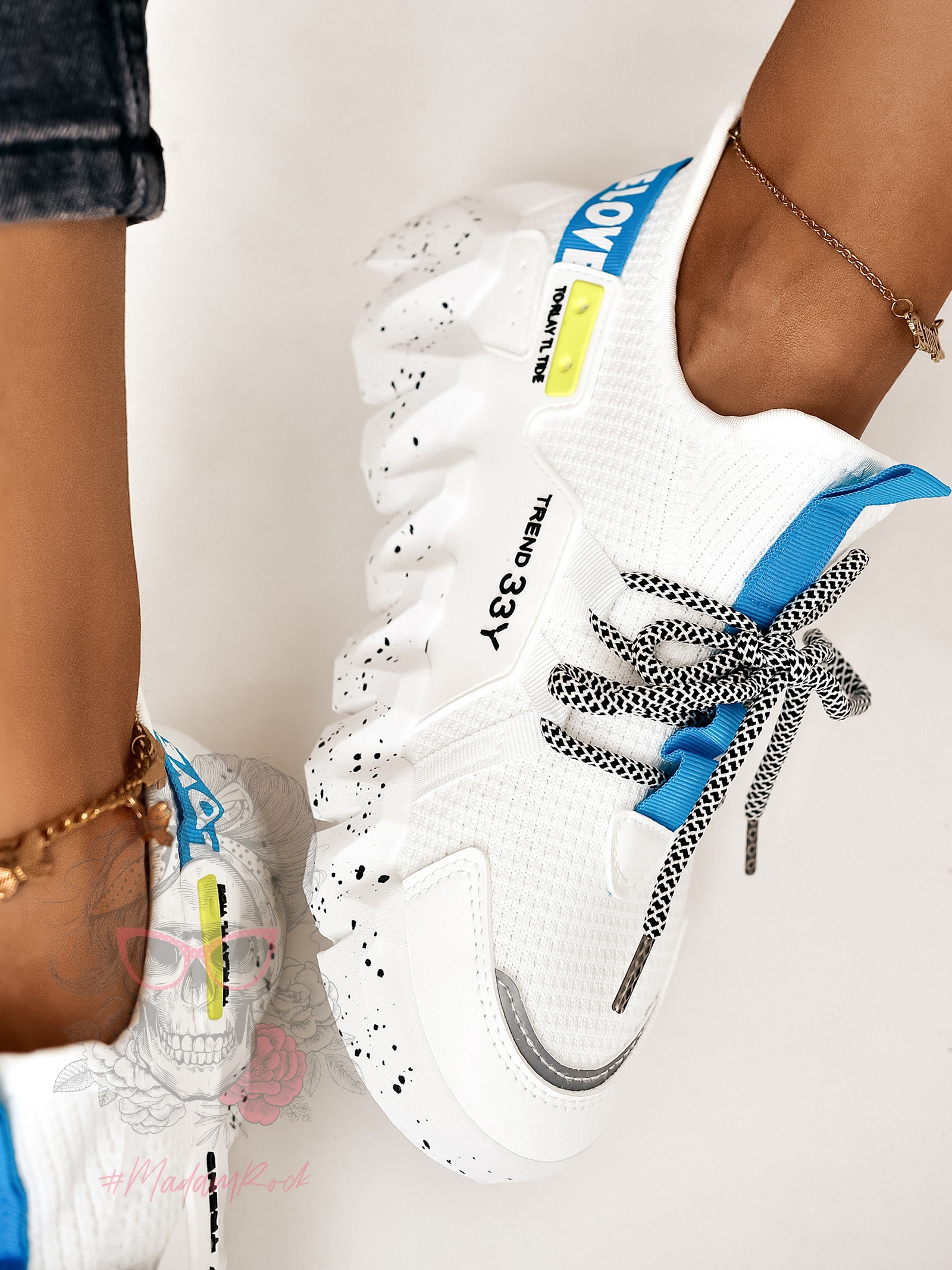 Buty sportowe Madam Balm białe