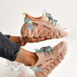 Buty sportowe Madam Balm pudrowe