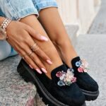 Mokasyny Madam Alecta czarne