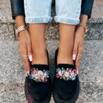 Mokasyny Madam Alecta czarne