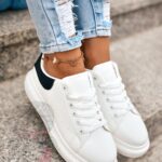 Buty sportowe Madam Upper X białe z czarnym