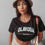 T-shirt klasyczny Virje Ola Voga czarny