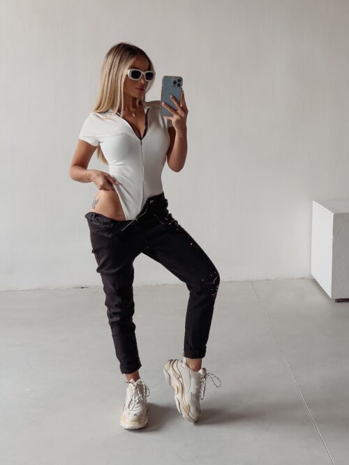 Body sportowe Marcella Ola Voga ecru