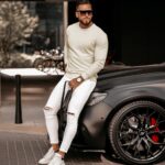 Bluza męska bawełniana Aglaja Ola Voga ecru