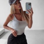 Spodenki bawełniane Belle 7259 Ola Voga czarne