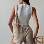 Spodenki bawełniane Belle 7259 Ola Voga beżowe