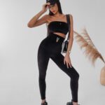 Komplet dopasowany Fatira Ola Voga czarny