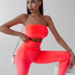 Komplet dopasowany Fatira Ola Voga pomarańczowy