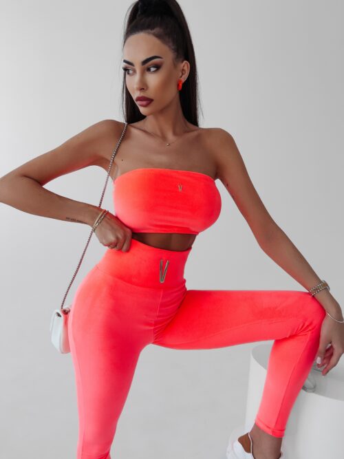 Komplet dopasowany Fatira Ola Voga pomarańczowy