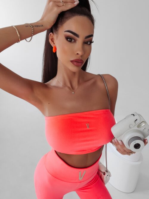 Komplet dopasowany Fatira Ola Voga pomarańczowy