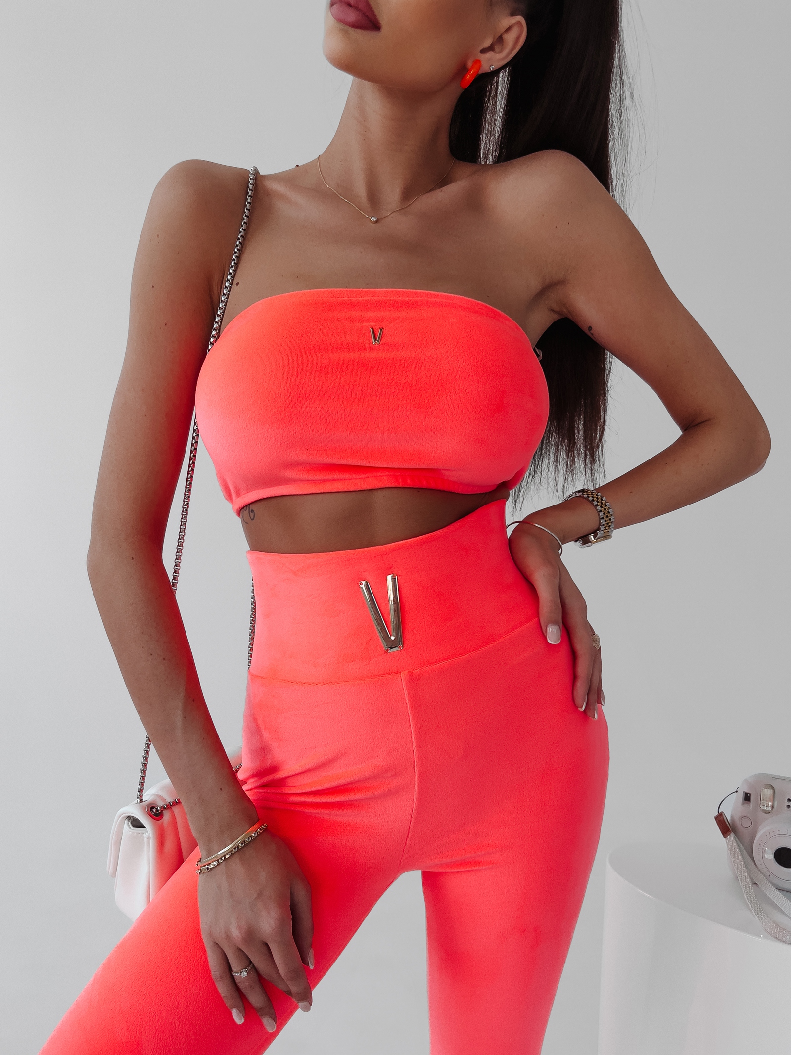 Komplet dopasowany Fatira Ola Voga pomarańczowy Komplet dopasowany Fatira Ola Voga pomarańczowy