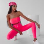 Komplet dopasowany Fatira Ola Voga koralowy