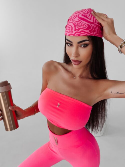 Komplet dopasowany Fatira Ola Voga koralowy