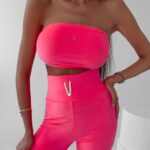 Komplet dopasowany Fatira Ola Voga koralowy