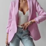 Marynarka klasyczna Ateria Ola Voga różowa