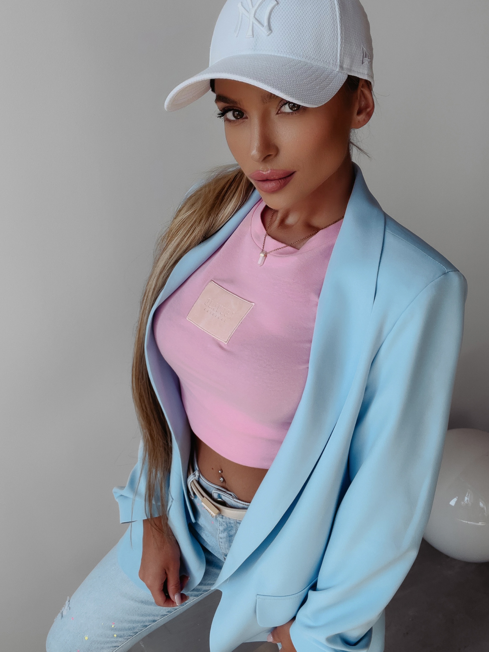 Marynarka klasyczna Ateria Ola Voga błękitna Marynarka klasyczna Ateria Ola Voga błękitna