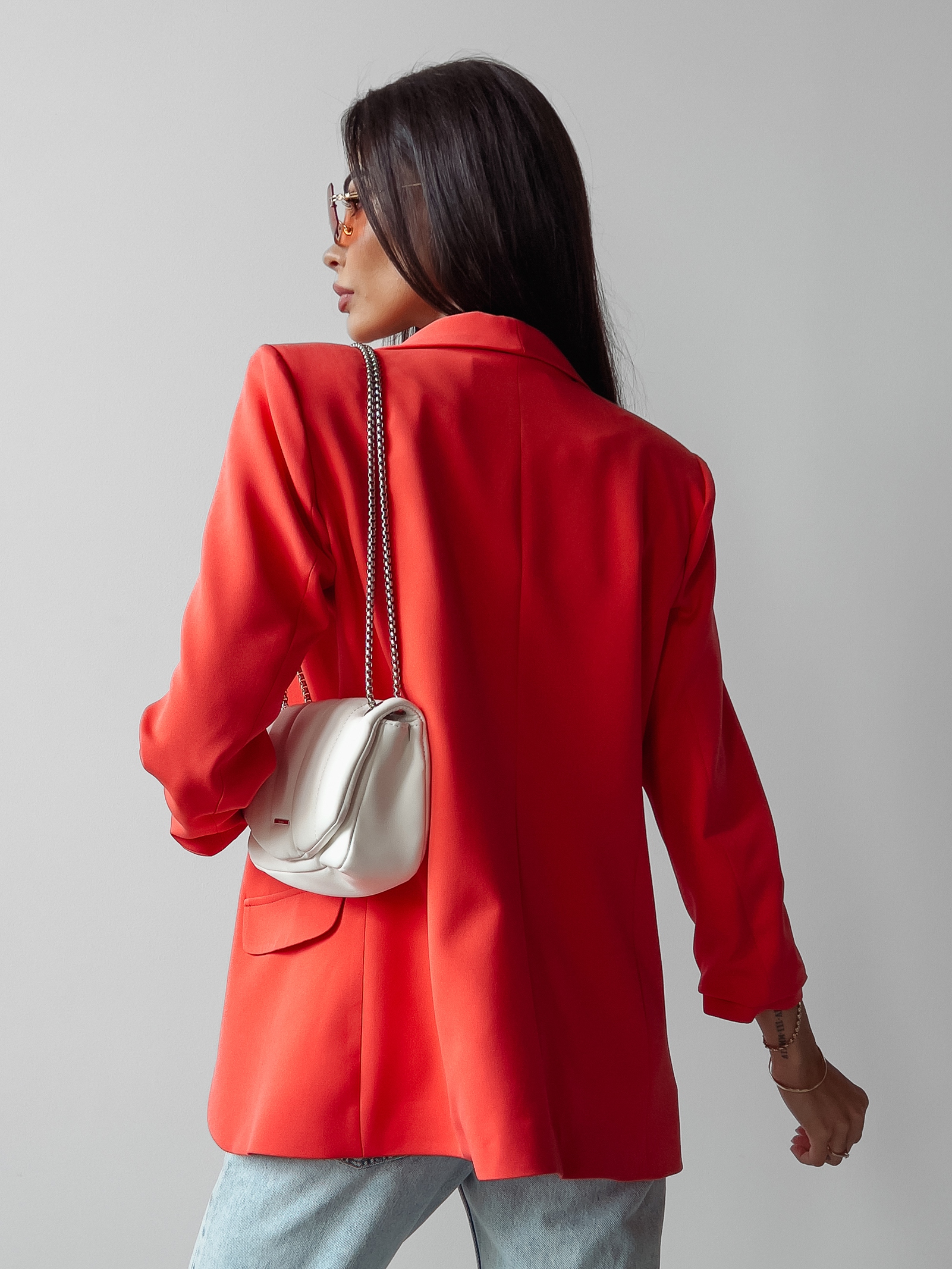 Marynarka klasyczna Ateria Ola Voga koralowa Marynarka klasyczna Ateria Ola Voga koralowa