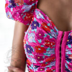 Top wakacyjny Madam Aster fuksja