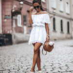 Sukienka letnia ażurkowa NB Bernis biała