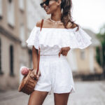 Komplet ażurowy NB Rozen biały