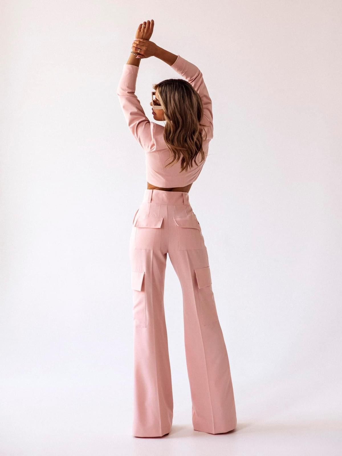 Komplet garniturowy Bambera pudrowy