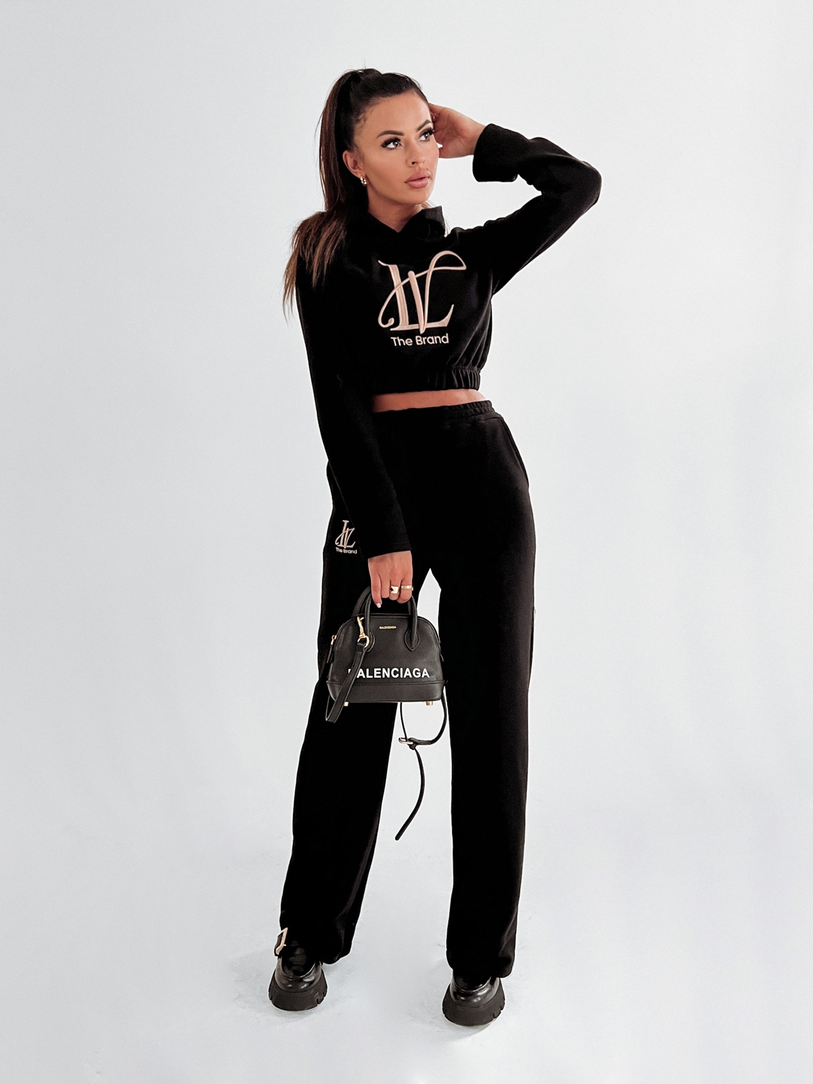 Komplet bawełniany Gerda Ola Voga czarny Komplet bawełniany Gerda Ola Voga czarny