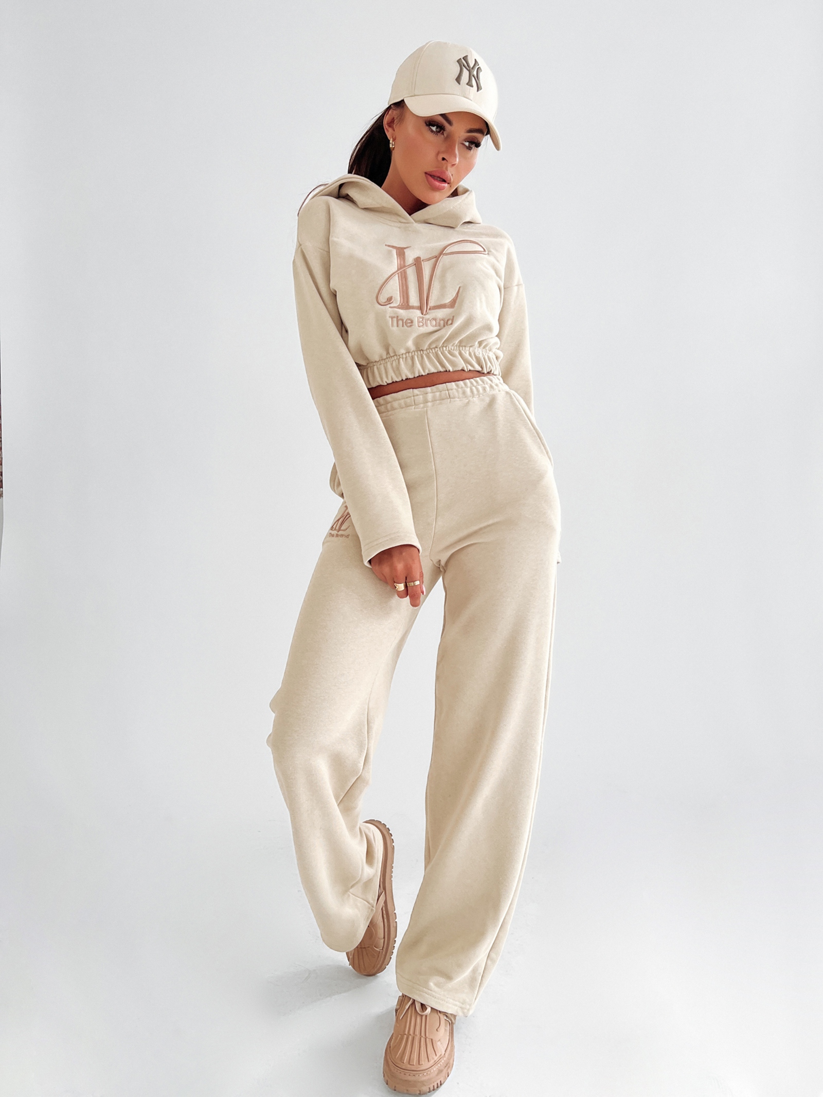 Komplet bawełniany Gerda Ola Voga beżowy Komplet bawełniany Gerda Ola Voga beżowy