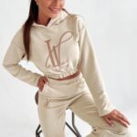 Komplet bawełniany Gerda Ola Voga beżowy