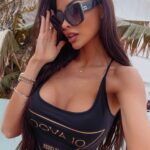 Body & kostium z nadrukiem Spina Ola Voga czarne