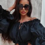 Bluzka boho hiszpanka Molto Ola Voga czarna