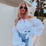 Bluzka boho hiszpanka Molto Ola Voga biała