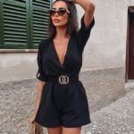 Kombinezon klasyczny krótki Bali Ola Voga czarny